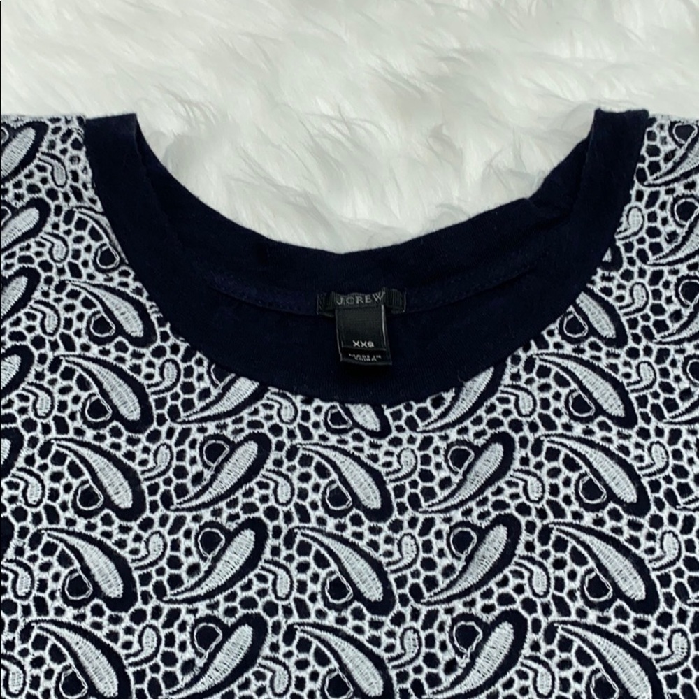 J.Crew Paisley Eyelet Shirt - Picture 4 of 8